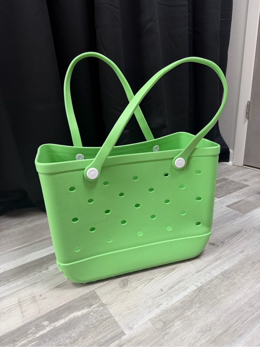 Green Foam Tote Bag with Double Handles